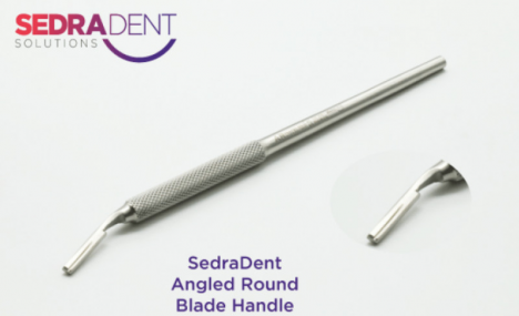 Round- Angled blade handle | DentaQ - Dental Products | DentaQ